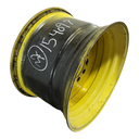 21"W x 32"D, John Deere Yellow 10-Hole Formed Plate , 0.75" Offset
