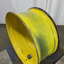 16"W x 38"D, John Deere Yellow 10-Hole Dolly Dual , -13" Offset