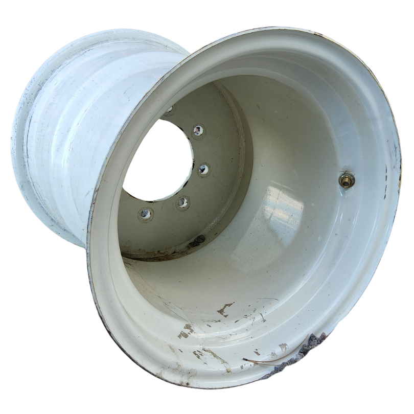 18"W x 16.1"D, New Holland White 8-Hole Spun Disc
