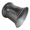 30"W x 30"D, Case IH Silver Mist 10-Hole Formed Plate , 1.5" Offset