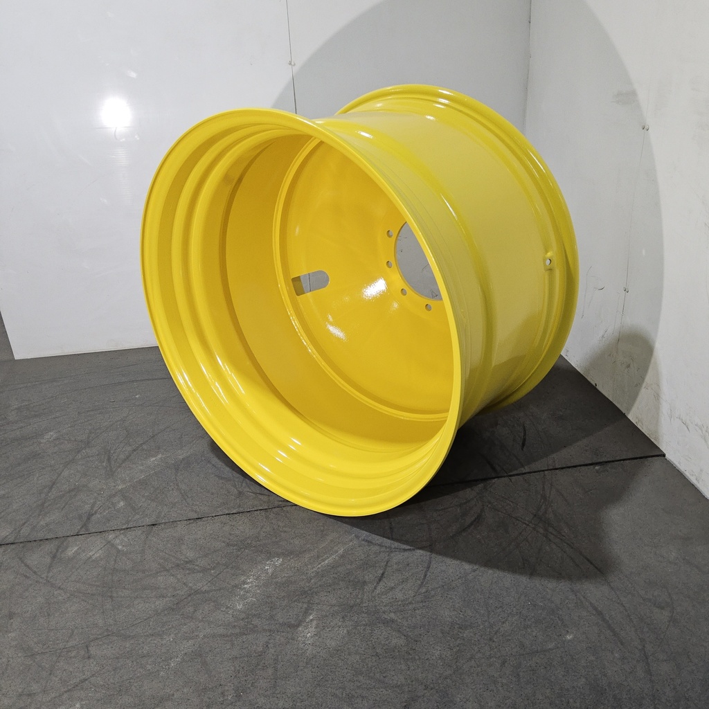 23"W x 38"D, John Deere Yellow 10-Hole Dolly Dual , -16.25" Offset
