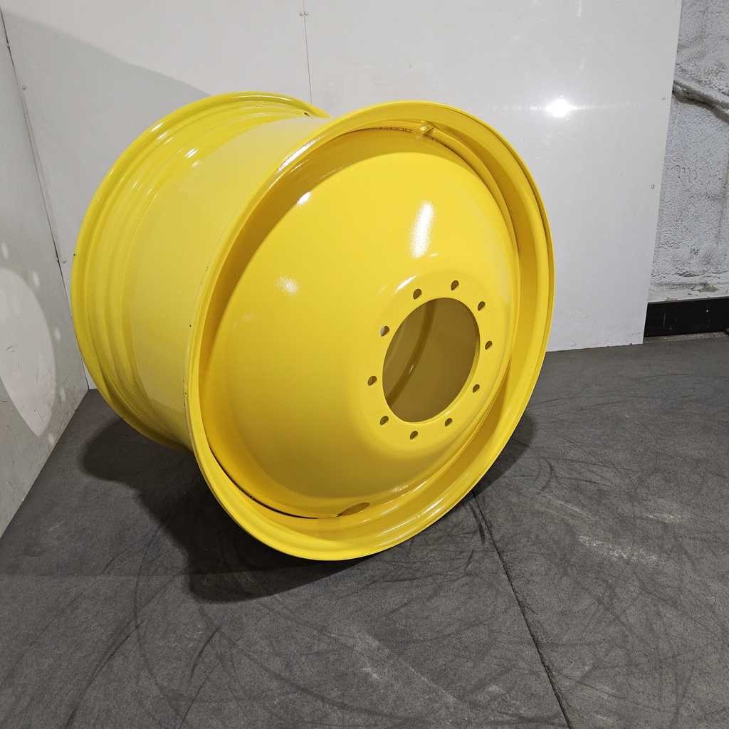 23"W x 38"D, John Deere Yellow 10-Hole Dolly Dual , -16.25" Offset