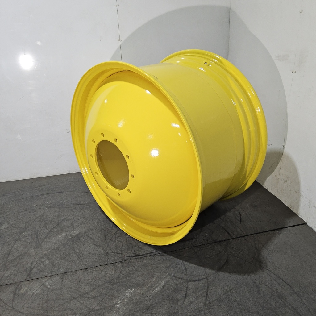 23"W x 38"D, John Deere Yellow 10-Hole Dolly Dual , -16.25" Offset