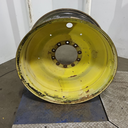 18"W x 38"D, John Deere Yellow 10-Hole Formed Plate , -3.25" Offset