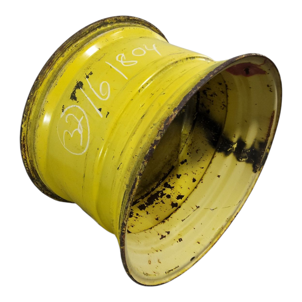 21"W x 32"D, John Deere Yellow 10-Hole Formed Plate , -7.38" Offset