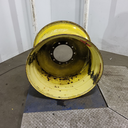21"W x 32"D, John Deere Yellow 10-Hole Formed Plate , -7.38" Offset
