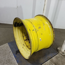 21"W x 32"D, John Deere Yellow 10-Hole Formed Plate , -7.38" Offset