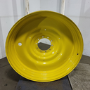 12"W x 50"D, John Deere Yellow 10-Hole Formed Plate , -6.5" Offset