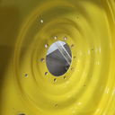 12"W x 50"D, John Deere Yellow 10-Hole Formed Plate , -6.5" Offset