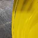 12"W x 50"D, John Deere Yellow 10-Hole Formed Plate , -6.5" Offset
