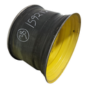 25"W x 38"D, John Deere Yellow 12-Hole Stub Disc , -0.25" Offset