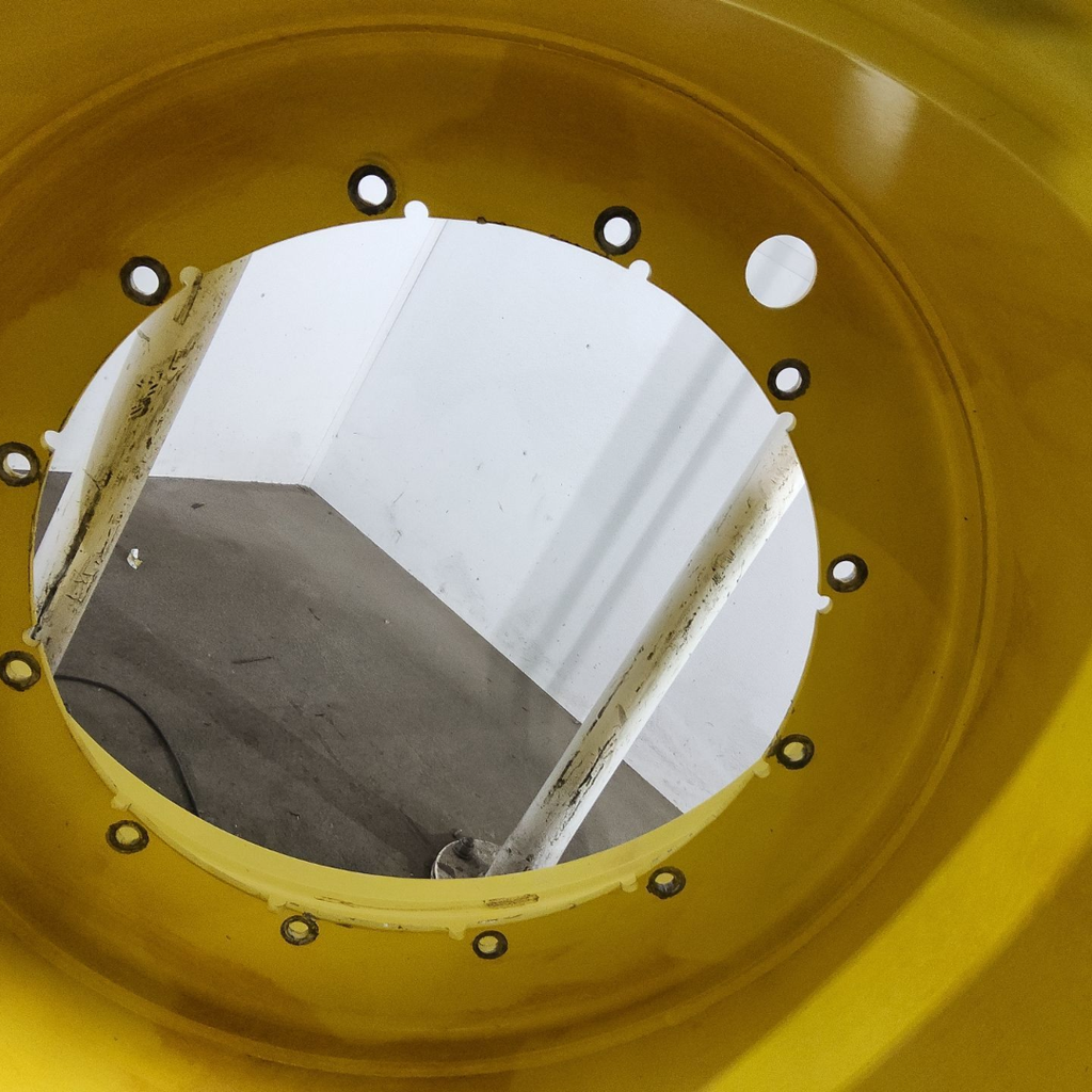 38"W x 46"D, John Deere Yellow 12-Hole Stub Disc , -6.25" Offset