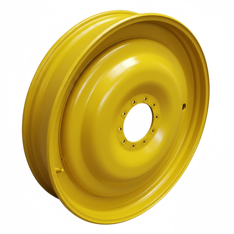 10"W x 54"D, John Deere Yellow 10-Hole Bubble Disc , 4.12" Offset