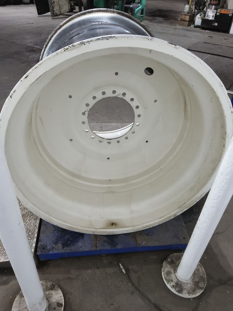 50"W x 46"D, New Holland White 18-Hole Formed Plate , -6.38" Offset