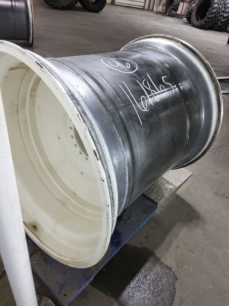 50"W x 46"D, New Holland White 18-Hole Formed Plate , -6.38" Offset