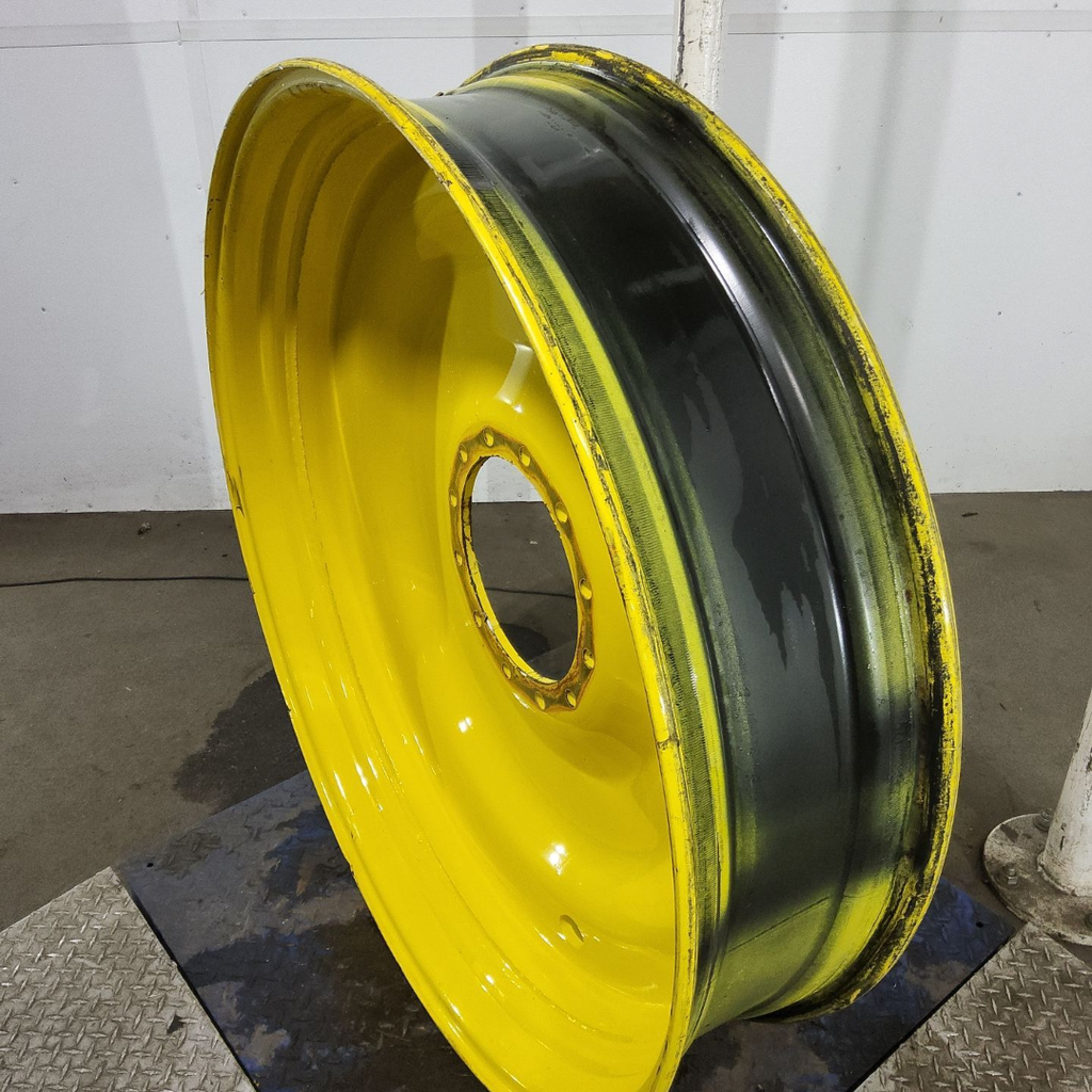 10"W x 46"D, John Deere Yellow 12-Hole Bubble Disc , 1.62" Offset