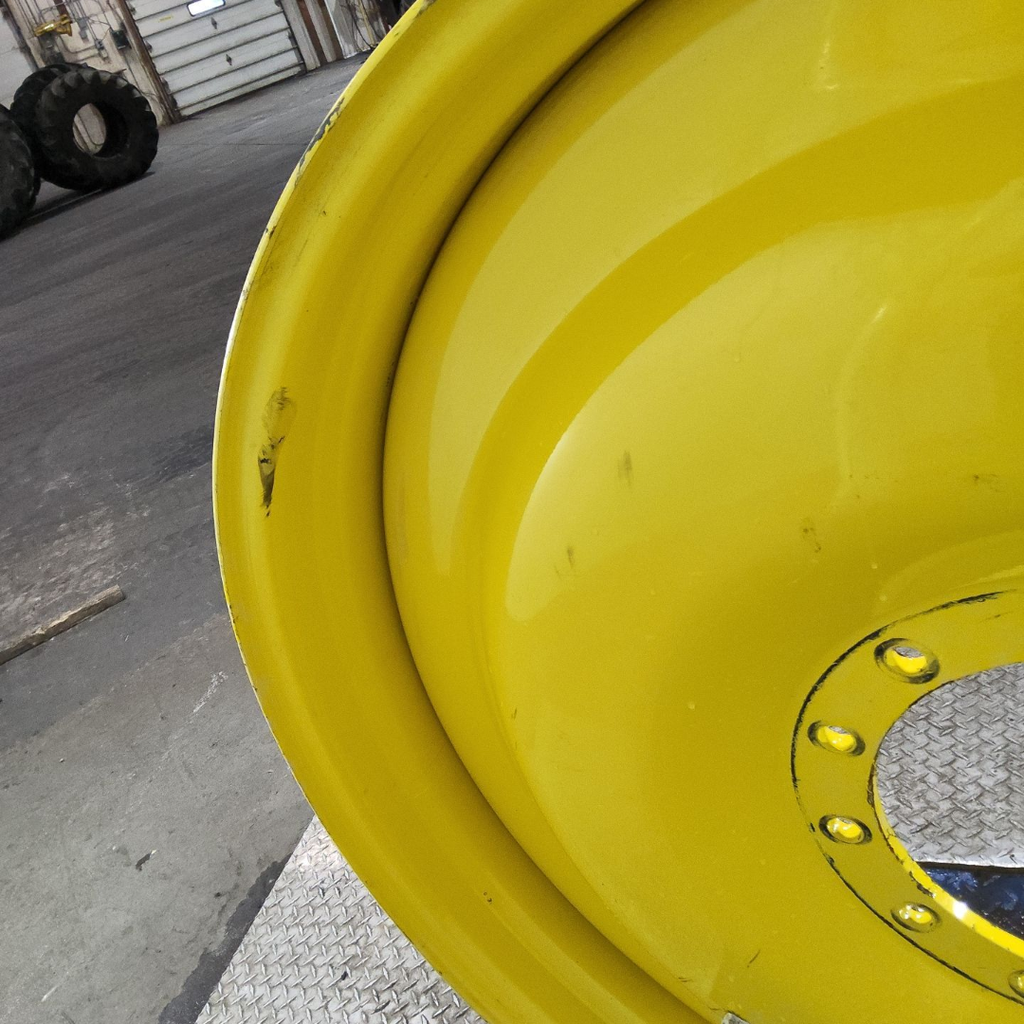 10"W x 46"D, John Deere Yellow 12-Hole Bubble Disc , 1.62" Offset