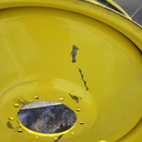 10"W x 42"D, John Deere Yellow 10-Hole Formed Plate Sprayer , 2.88" Offset