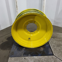 13"W x 34"D, John Deere Yellow 10-Hole Formed Plate Sprayer , 3" Offset