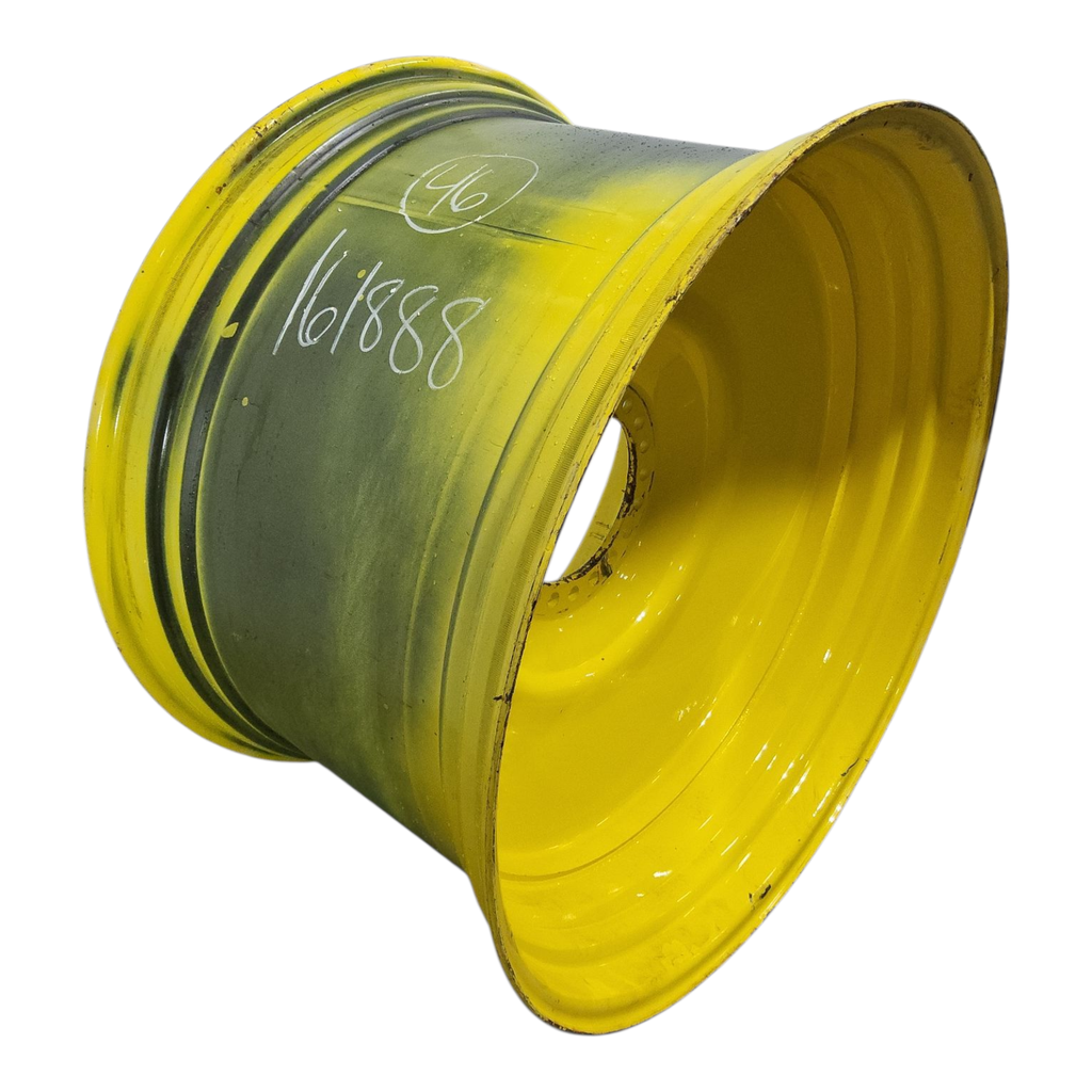 28"W x 46"D, John Deere Yellow 20-Hole Formed Plate , 0.62" Offset