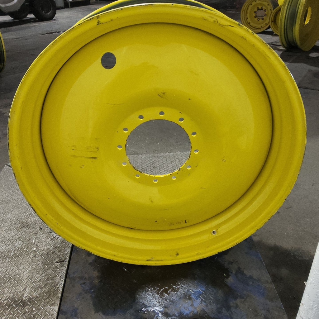 13"W x 46"D, John Deere Yellow 12-Hole Bubble Disc , 1.75" Offset