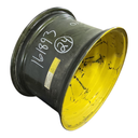 15"W x 24"D, John Deere Yellow 8-Hole Formed Plate , 0.62" Offset