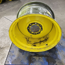 15"W x 24"D, John Deere Yellow 8-Hole Formed Plate , 0.62" Offset