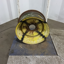 14"W x 26"D, John Deere Yellow 8-Hole Formed Plate , 0.62" Offset