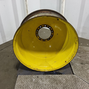 16"W x 38"D, John Deere Yellow 10-Hole Dolly Dual , -15.12" Offset