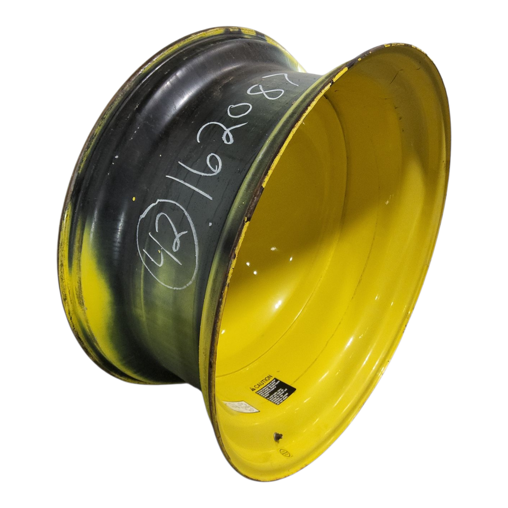 18"W x 42"D, John Deere Yellow 10-Hole Dolly Dual , -13.38" Offset