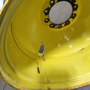 16"W x 38"D, John Deere Yellow 10-Hole Dolly Dual , -13" Offset