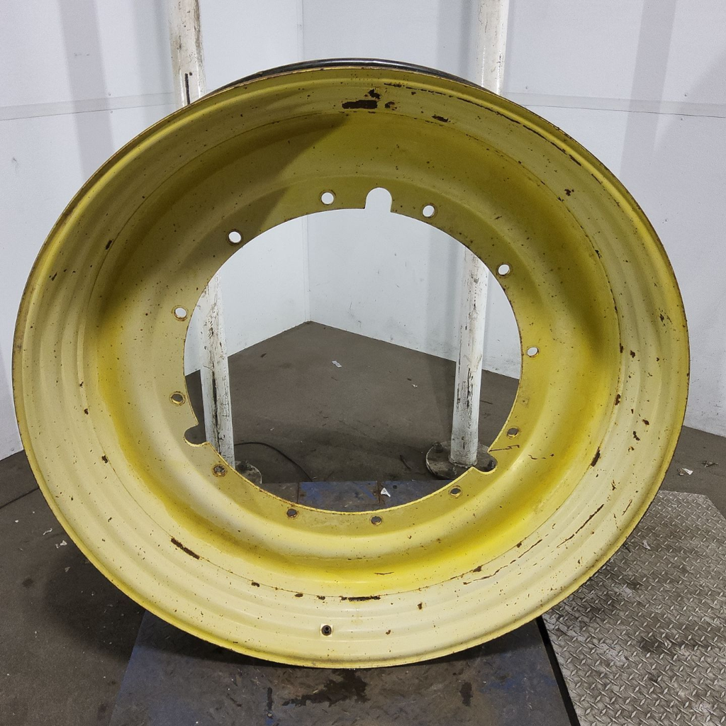 10"W x 50"D, John Deere Yellow 12-Hole Stub Disc , -3.12" Offset