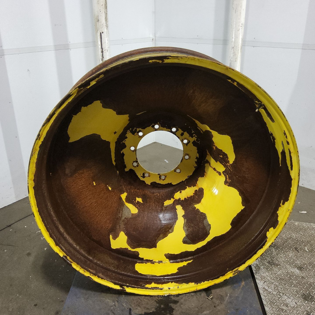 13"W x 46"D, John Deere Yellow 10-Hole Spun Disc Sprayer , -12.25" Offset