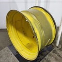 23"W x 42"D, John Deere Yellow 10-Hole Formed Plate , -13.88" Offset