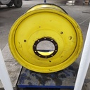 23"W x 42"D, John Deere Yellow 10-Hole Formed Plate , -13.88" Offset