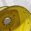 23"W x 42"D, John Deere Yellow 10-Hole Formed Plate , -13.88" Offset