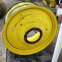 23"W x 42"D, John Deere Yellow 10-Hole Formed Plate , -13.88" Offset