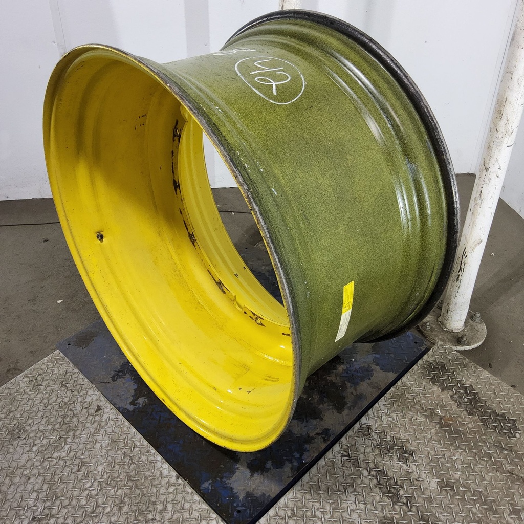 23"W x 42"D, John Deere Yellow 12-Hole Stub Disc , -3.25" Offset