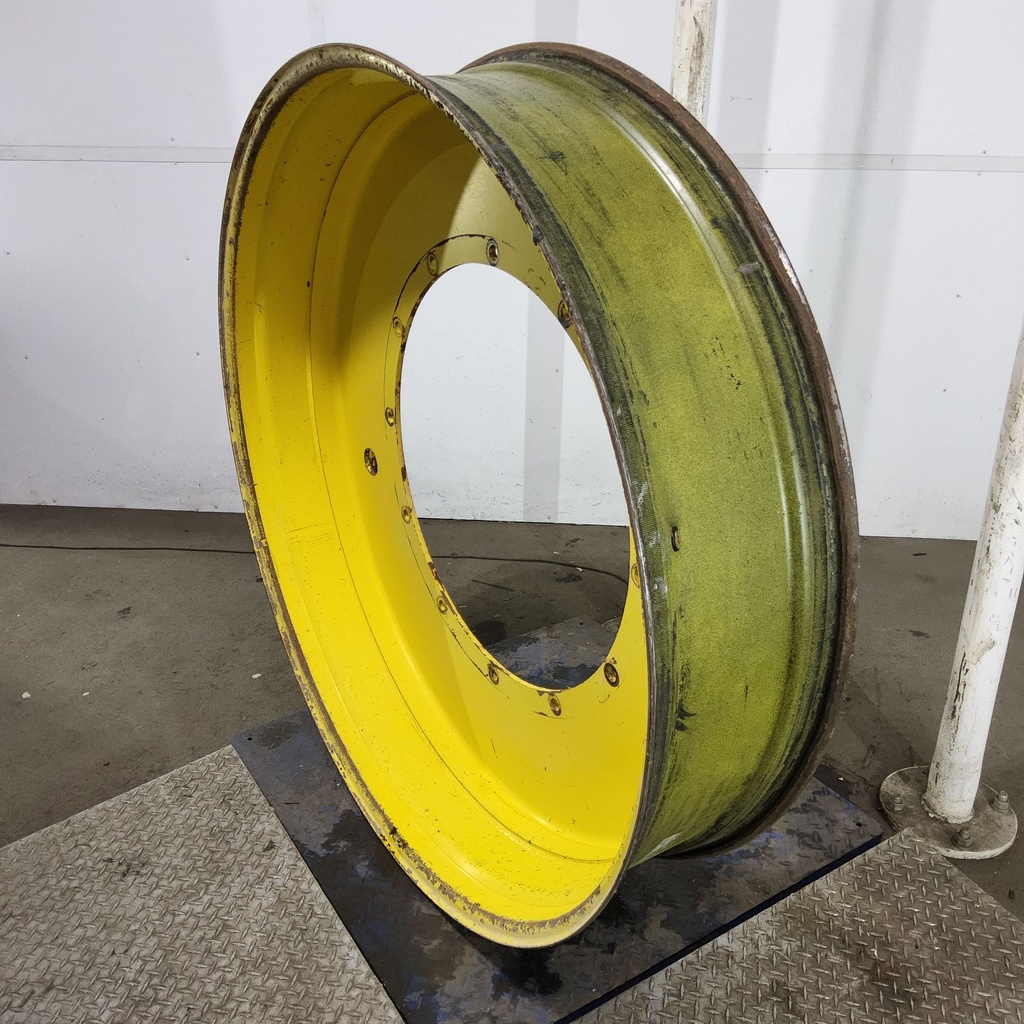 12"W x 54"D, John Deere Yellow 12-Hole Stub Disc , -3.5" Offset