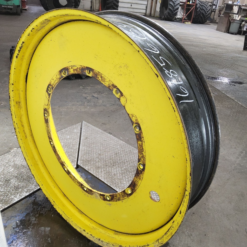 12"W x 54"D, John Deere Yellow 12-Hole Stub Disc , -3.5" Offset