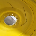 25"W x 46"D, John Deere Yellow 12-Hole Formed Plate , -5.62" Offset
