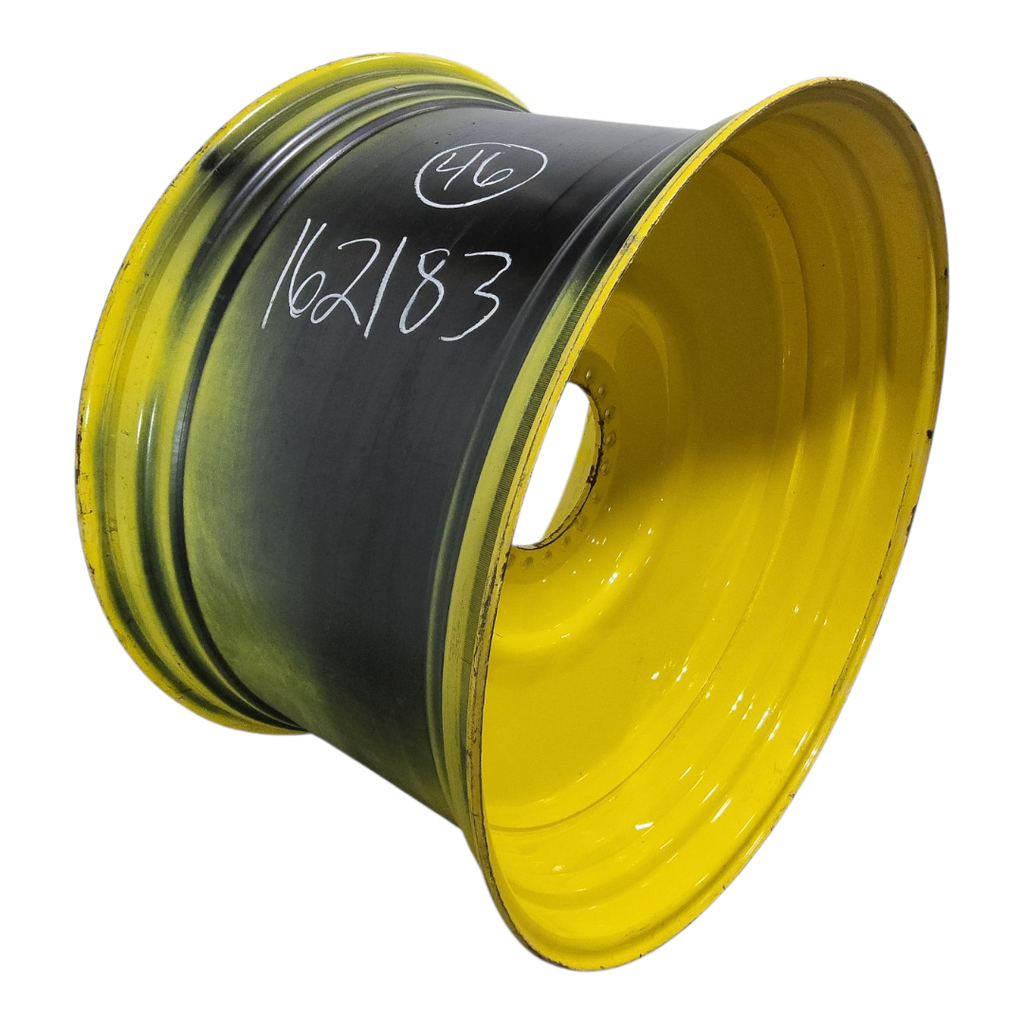 28"W x 46"D, John Deere Yellow 20-Hole Formed Plate , 0.62" Offset