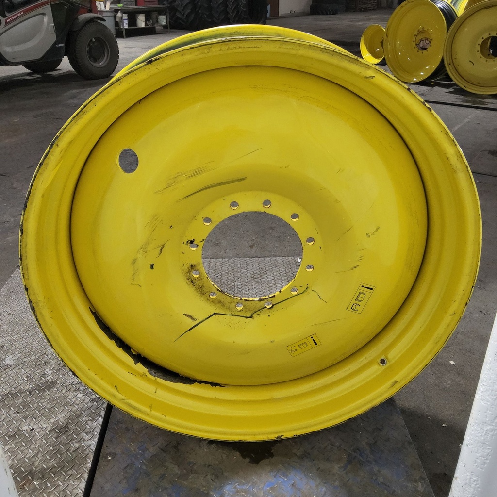13"W x 46"D, John Deere Yellow 12-Hole Bubble Disc , 1.75" Offset