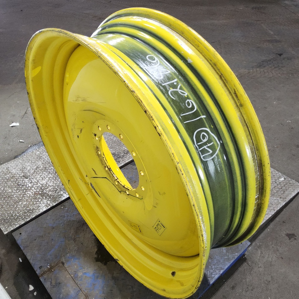 13"W x 46"D, John Deere Yellow 12-Hole Bubble Disc , 1.75" Offset