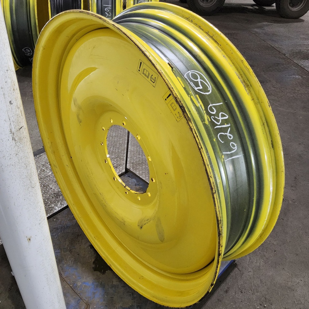 13"W x 50"D, John Deere Yellow 12-Hole Bubble Disc , 1.25" Offset