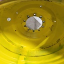 20"W x 42"D, John Deere Yellow 10-Hole Formed Plate , -12.12" Offset