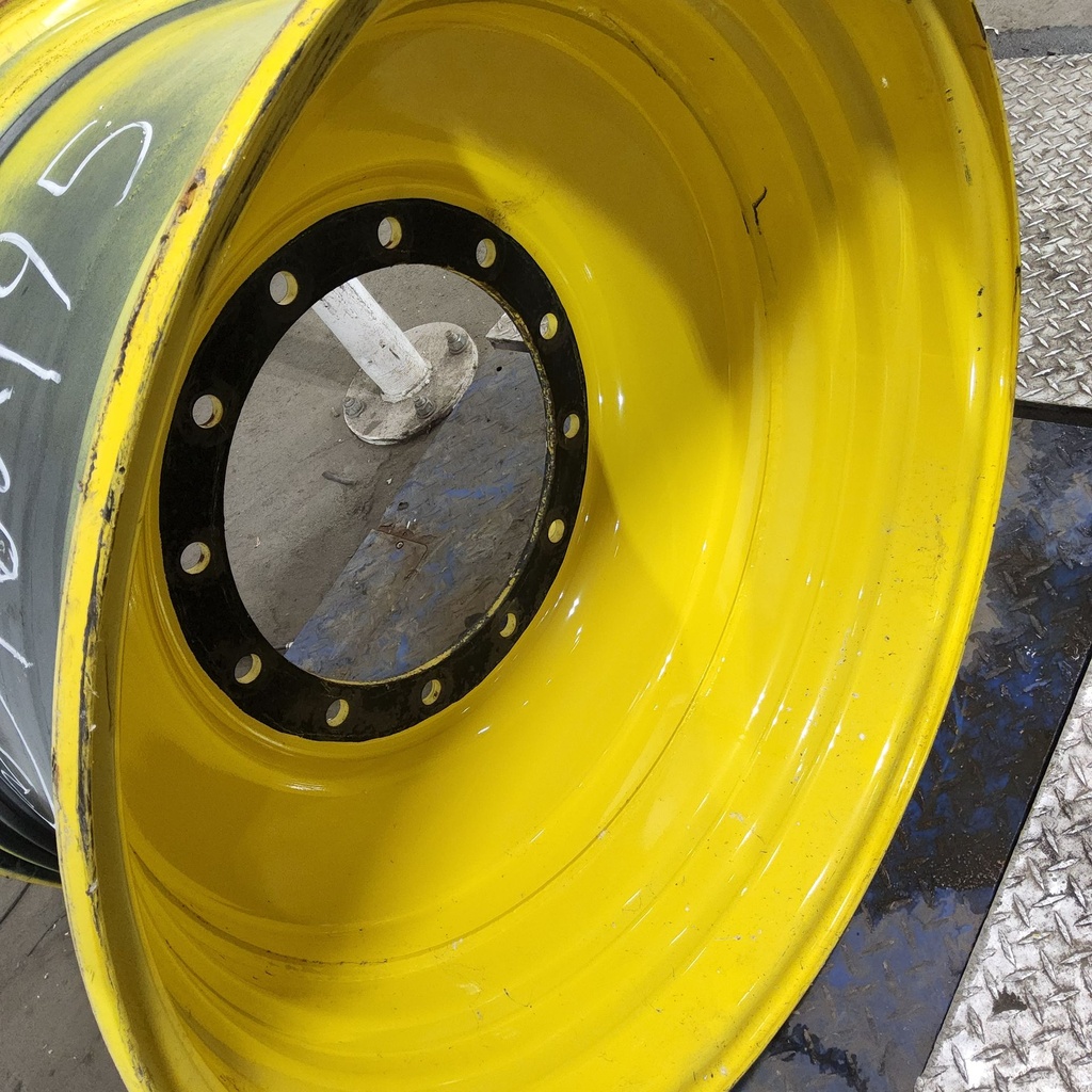 20"W x 34"D, John Deere Yellow 12-Hole Formed Plate , 2.25" Offset