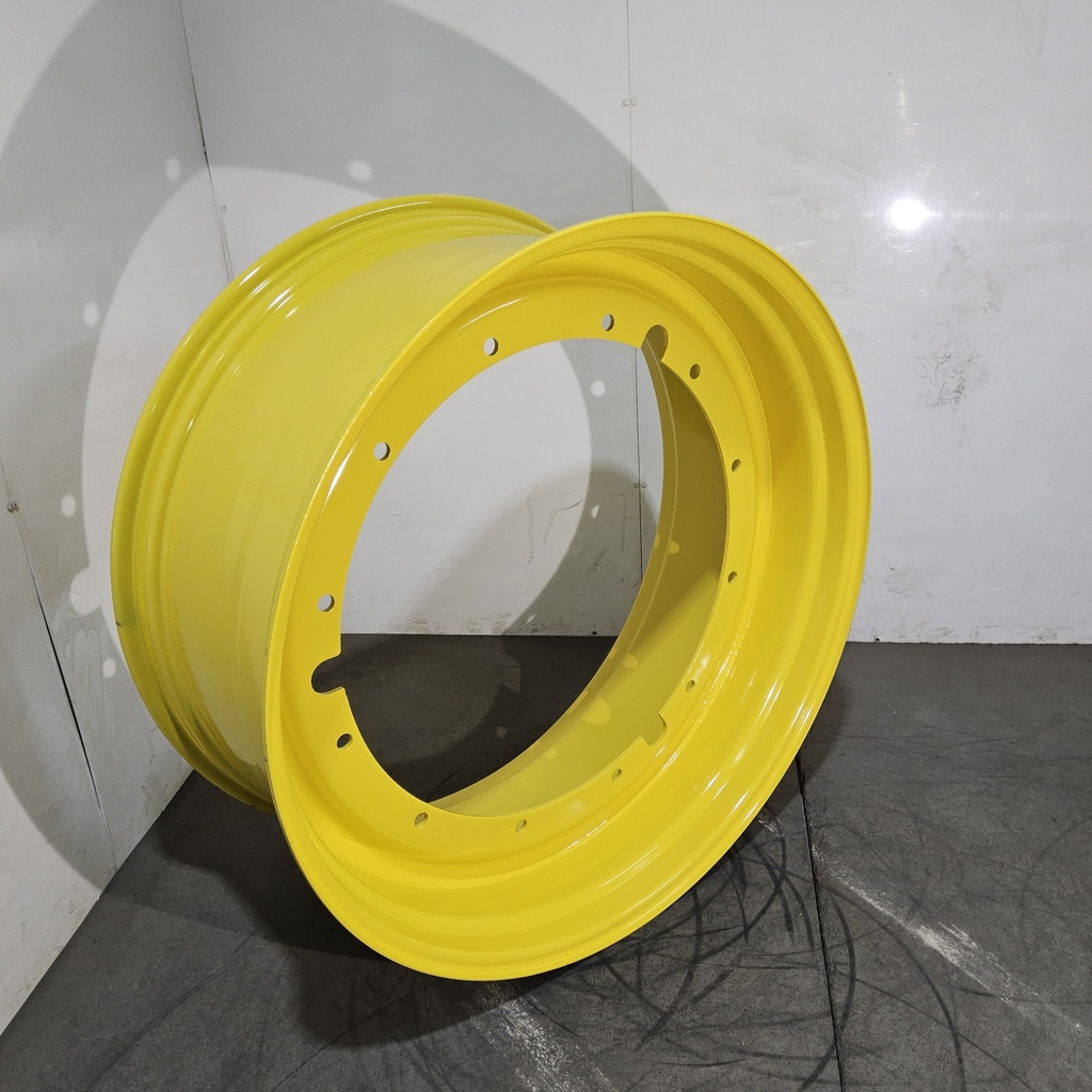 18"W x 42"D, John Deere Yellow 12-Hole Stub Disc , -3.25" Offset