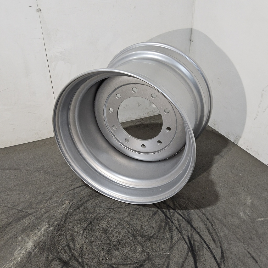 16"W x 22.5"D, Case IH Silver Mist 10-Hole Formed Plate , 0.38" Offset