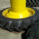 10"W x 42"D, John Deere Yellow 12-Hole FWA Direct Bolt Dual
